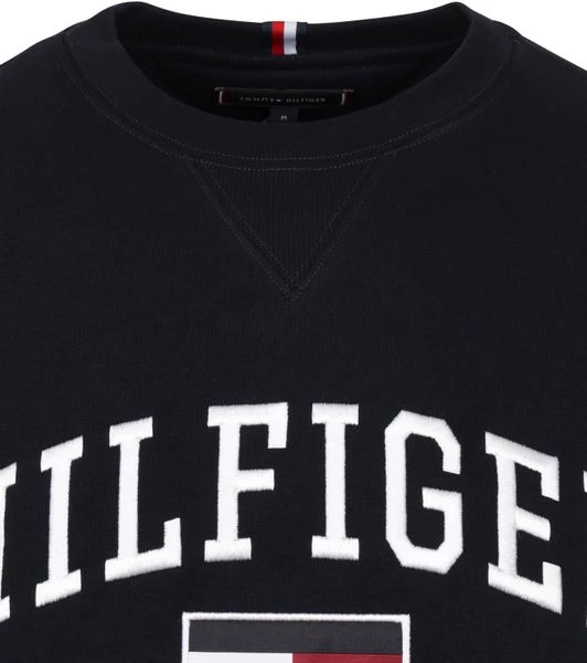 Sweaters Tommy Hilfiger Varsity Sweater Logo Navy 2 Sweaters Tommy Hilfiger Varsity Sweater Logo Navy - Afbeelding 2