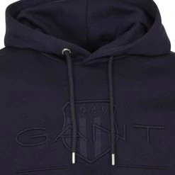 Hoodies Gant Hoodie Tonal Shield Donkerblauw 11 Hoodies Gant Hoodie Tonal Shield Donkerblauw -Truien & Vesten Verkoop winkel 74660 2 1