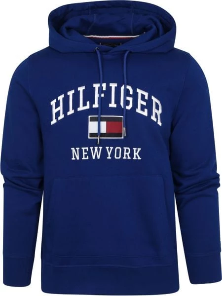 Hoodies Tommy Hilfiger Hoodie Varsity Kobalt Blauw 5 Hoodies Tommy Hilfiger Hoodie Varsity Kobalt Blauw - Afbeelding 5
