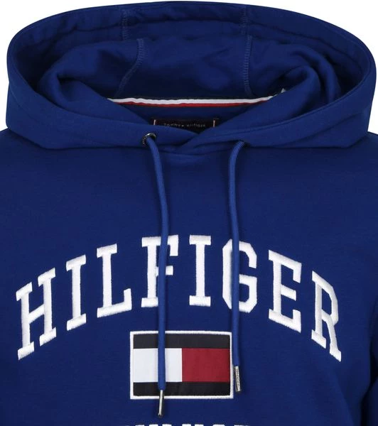 Hoodies Tommy Hilfiger Hoodie Varsity Kobalt Blauw 2 Hoodies Tommy Hilfiger Hoodie Varsity Kobalt Blauw - Afbeelding 2