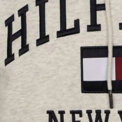Hoodies Tommy Hilfiger Hoodie Varsity Greige -Truien & Vesten Verkoop winkel 74664 3