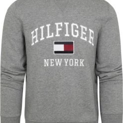 Sweaters Tommy Hilfiger Varsity Sweater Logo Grijs