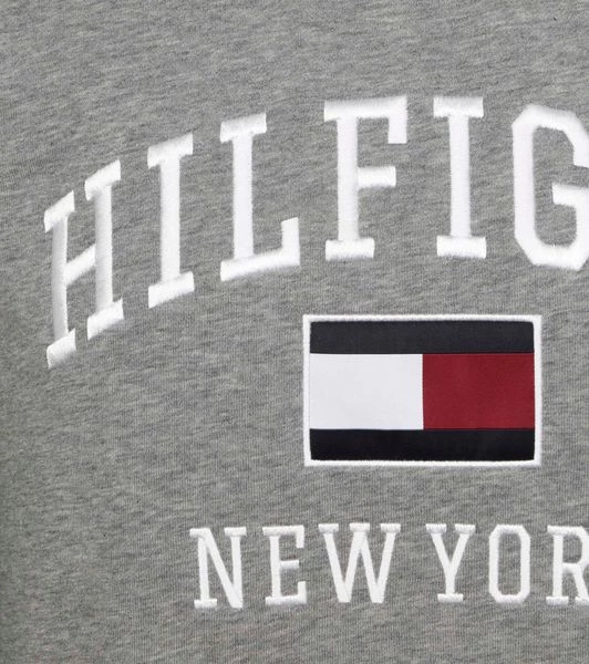 Sweaters Tommy Hilfiger Varsity Sweater Logo Grijs 3 Sweaters Tommy Hilfiger Varsity Sweater Logo Grijs - Afbeelding 3