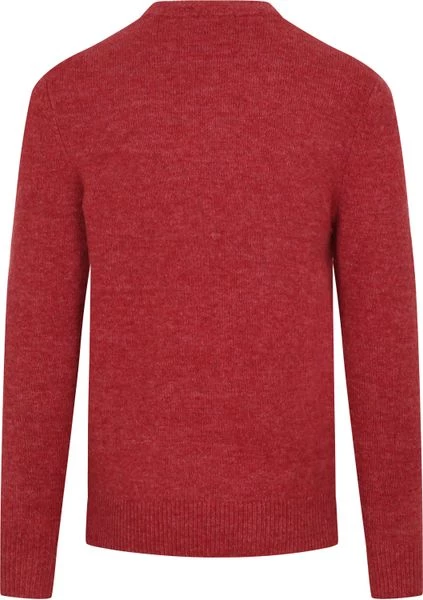 Wollen Truien Voor Heren Scotch And Soda Pullover Mix Wol Melange Rood 6 Wollen Truien Voor Heren Scotch And Soda Pullover Mix Wol Melange Rood - Afbeelding 6