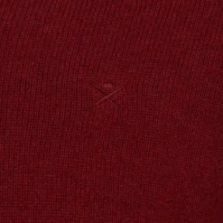 Lamswollen Truien Hackett Lamswollen Trui Bordeaux Rood -Truien & Vesten Verkoop winkel 74672 3
