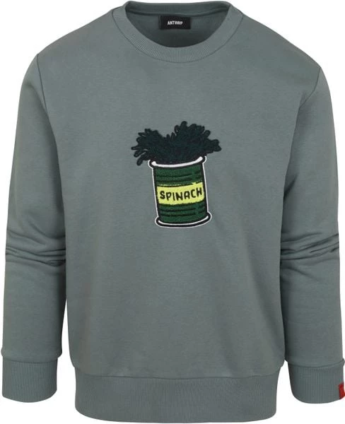 Sweaters ANTWRP Sweater Spinazie Groen 5 Sweaters ANTWRP Sweater Spinazie Groen - Afbeelding 5