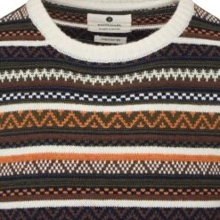 Wollen Truien Voor Heren Anerkjendt Trui Wol Akkarl Jaquard Meerkleurig -Truien & Vesten Verkoop winkel 74804 2 1