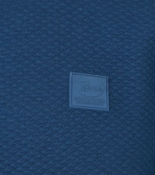 Pullover Petrol Trui Effen Blauw 5 Pullover Petrol Trui Effen Blauw - Afbeelding 5