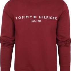Sweaters Tommy Hilfiger Sweater Logo Bordeaux