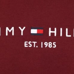 Sweaters Tommy Hilfiger Sweater Logo Bordeaux -Truien & Vesten Verkoop winkel 74826 6