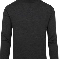Truien Van Merino Wol Suitable Merino Coltrui Antraciet