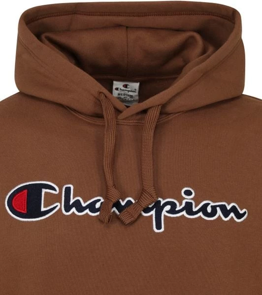 Hoodies Champion Hoodie Logo Bruin 5 Hoodies Champion Hoodie Logo Bruin - Afbeelding 5