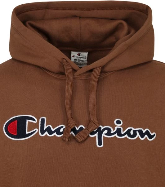 Hoodies Champion Hoodie Logo Bruin 2 Hoodies Champion Hoodie Logo Bruin - Afbeelding 2