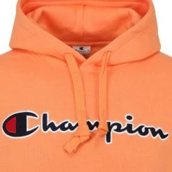 Hoodies Champion Hoodie Logo Fel Oranje -Truien & Vesten Verkoop winkel 74879 2 1