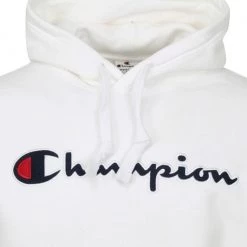 Hoodies Champion Hoodie Logo Wit -Truien & Vesten Verkoop winkel 74881 2 1