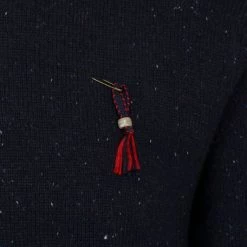 Wollen Truien Voor Heren Scotch And Soda Pullover Mix Wol Gespikkeld Donkerblauw -Truien & Vesten Verkoop winkel 74891 3