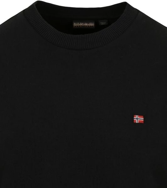 Sweaters Napapijri Balis Crew Sweater Zwart 6 Sweaters Napapijri Balis Crew Sweater Zwart - Afbeelding 6