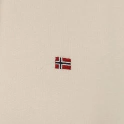 Hoodies Napapijri Balis Hoodie Off White -Truien & Vesten Verkoop winkel 74901 3