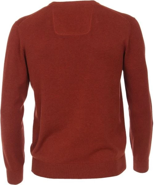 Casa Moda Pullover V-Hals Oranje 6 Casa Moda Pullover V-Hals Oranje - Afbeelding 6