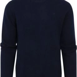 Lamswollen Truien Hackett Pullover Navy Lamswol