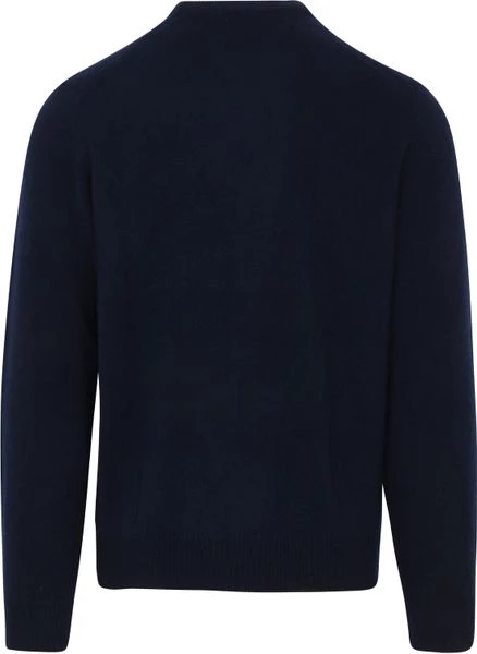 Lamswollen Truien Hackett Pullover Navy Lamswol 4 Lamswollen Truien Hackett Pullover Navy Lamswol - Afbeelding 4