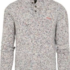 Voorpagina 6 New Zealand Auckland Schipperstruien & Truien Met Rits NZA Trui Orakai Beige Melange Kleur