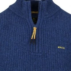 New Zealand Auckland Wollen Truien Voor Heren NZA Trui Wol Mix Dry Blauw -Truien & Vesten Verkoop winkel 74996 2 1