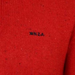 New Zealand Auckland Schipperstruien & Truien Met Rits NZA Trui Brownlee Rood Melange 22HN463 -Truien & Vesten Verkoop winkel 75001 3