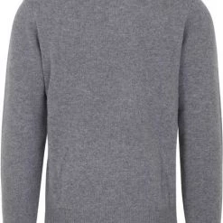 Lamswollen Truien Hackett Pullover Lamswol V-Hals Grijs -Truien & Vesten Verkoop winkel 75003 4