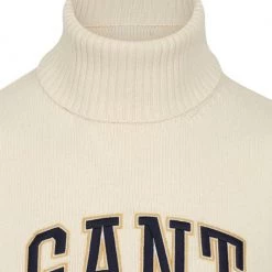 Coltruien Voor Heren Gant Coltrui Logo Off White -Truien & Vesten Verkoop winkel 75029 2 1