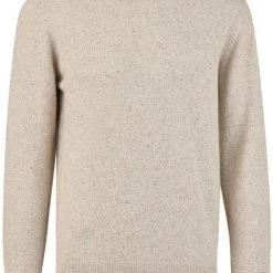 Lamswollen Truien Barbour Trui Lamswol Beige