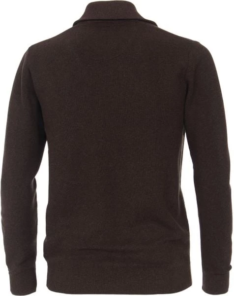 Schipperstruien & Truien Met Rits Casa Moda Halfzip Trui Bruin 6 Schipperstruien & Truien Met Rits Casa Moda Halfzip Trui Bruin - Afbeelding 6