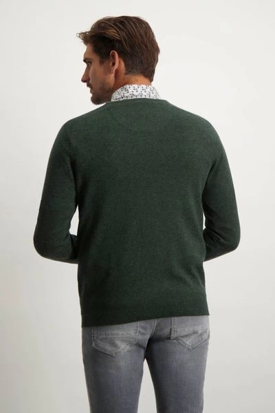 Wollen Truien Voor Heren State Of Art Trui Wol Mosgroen 4 Wollen Truien Voor Heren State Of Art Trui Wol Mosgroen - Afbeelding 4