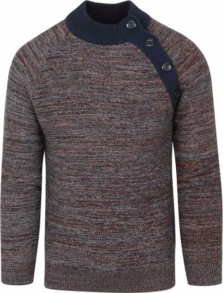 Sweaters Blue Industry Trui Melange Blauw 6 Sweaters Blue Industry Trui Melange Blauw - Afbeelding 6