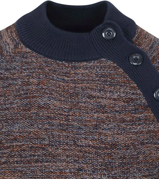 Sweaters Blue Industry Trui Melange Blauw 2 Sweaters Blue Industry Trui Melange Blauw - Afbeelding 2