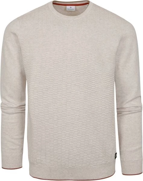 Sweaters Blue Industry Trui Structuur Licht Beige 5 Sweaters Blue Industry Trui Structuur Licht Beige - Afbeelding 5