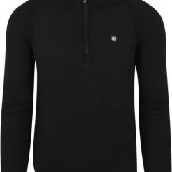 Schipperstruien & Truien Met Rits Blue Industry Zipper Trui Zwart