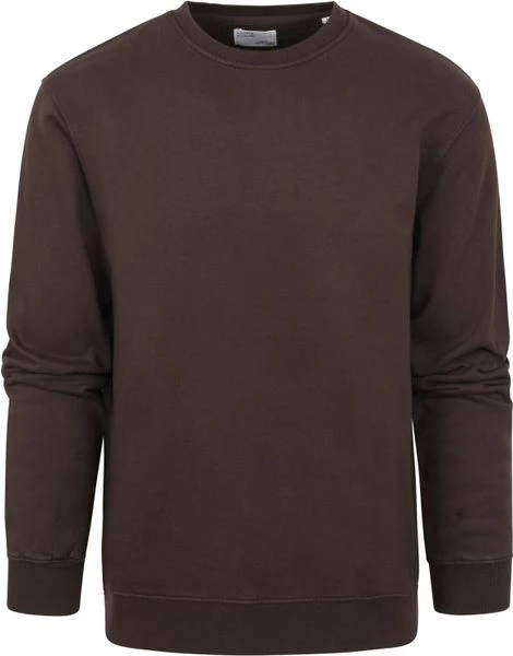 Sweaters Colorful Standard Sweater Koffie Bruin 1 Sweaters Colorful Standard Sweater Koffie Bruin