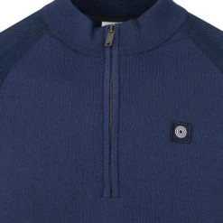 Schipperstruien & Truien Met Rits Blue Industry Zipper Trui Donkerblauw -Truien & Vesten Verkoop winkel 75134 2 1