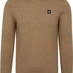 Sweaters Blue Industry Trui Beige Zipper