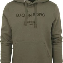 Hoodies Bjorn Borg Hoodie Groen Logo