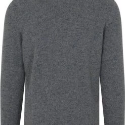 Wollen Truien Voor Heren Gant Trui Wol Melange Antraciet -Truien & Vesten Verkoop winkel 75156 4
