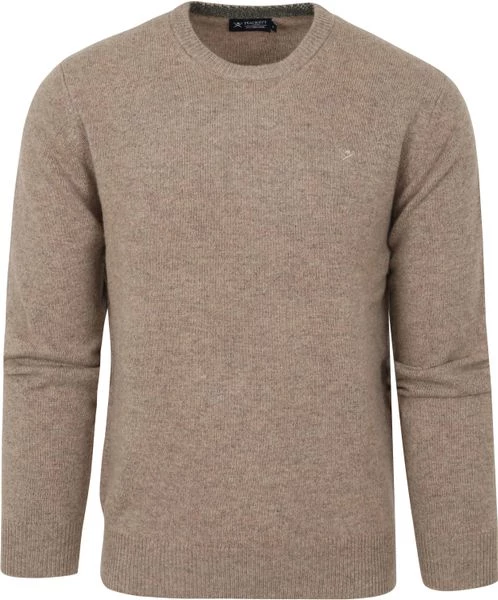 Lamswollen Truien Hackett Pullover Beige Lamswol 1 Lamswollen Truien Hackett Pullover Beige Lamswol