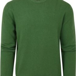 Lamswollen Truien Hackett Pullover Groen Lamswol