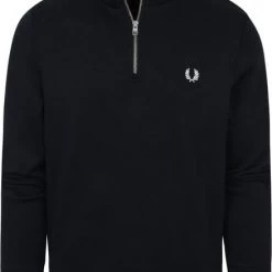 Schipperstruien & Truien Met Rits Fred Perry Half Zip Trui Navy Blauw 10 Schipperstruien & Truien Met Rits Fred Perry Half Zip Trui Navy Blauw -Truien & Vesten Verkoop winkel 75164 1 1