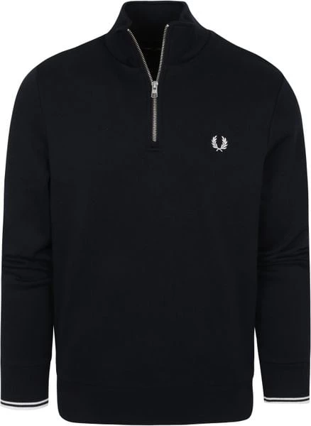 Schipperstruien & Truien Met Rits Fred Perry Half Zip Trui Navy Blauw 5 Schipperstruien & Truien Met Rits Fred Perry Half Zip Trui Navy Blauw - Afbeelding 5