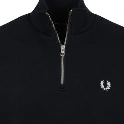 Schipperstruien & Truien Met Rits Fred Perry Half Zip Trui Navy Blauw 11 Schipperstruien & Truien Met Rits Fred Perry Half Zip Trui Navy Blauw -Truien & Vesten Verkoop winkel 75164 2 1