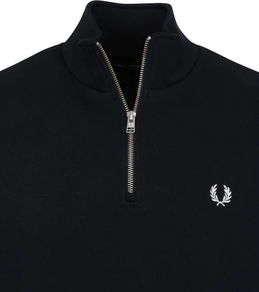 Schipperstruien & Truien Met Rits Fred Perry Half Zip Trui Navy Blauw 6 Schipperstruien & Truien Met Rits Fred Perry Half Zip Trui Navy Blauw - Afbeelding 6
