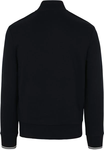 Schipperstruien & Truien Met Rits Fred Perry Half Zip Trui Navy Blauw 4 Schipperstruien & Truien Met Rits Fred Perry Half Zip Trui Navy Blauw - Afbeelding 4