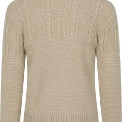 Wollen Truien Voor Heren Superdry Zip Trui Wol Ecru -Truien & Vesten Verkoop winkel 75175 4